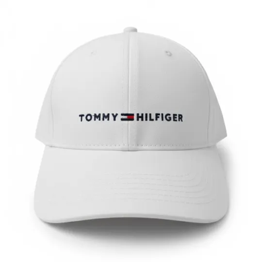 Tommy Hilfiger Men’s White Baseball Cap 